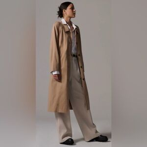 EVERLANE…The Gathered Drape Trench…tan. Size M…EUC